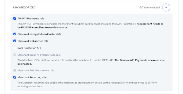 adyen-webservice-roles-ideal
